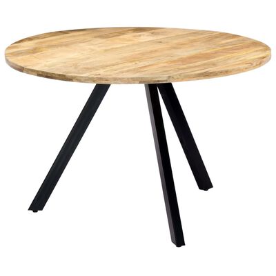 vidaXL Table de salle à manger 120x76 cm Bois de manguier solide