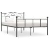 vidaXL Cadre de lit sans matelas gris m&eacute;tal 160x200 cm