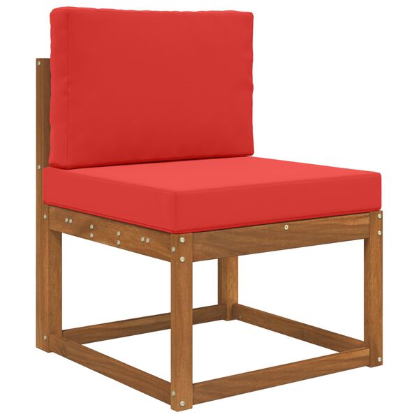 vidaXL Coussin de canap&eacute; d'ext&eacute;rieur 2 pcs Rouge Polyester