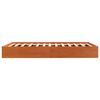 vidaXL Cadre de lit sans matelas cire marron 75x190 cm bois pin massif