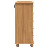 vidaXL Commode ASKIM Marron 91 x 40 x 95,5 cm Bois de pin massif