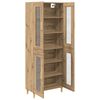 vidaXL Haut Armoire Ch&ecirc;ne artisanal 69,5 x 34 x 180 cm