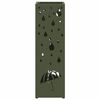 vidaXL Porte-parapluie avec stockage Olive 15,5 x 15,5 x 49 cm M&eacute;tal