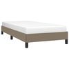vidaXL Cadre de lit sans matelas taupe 80x200 cm tissu