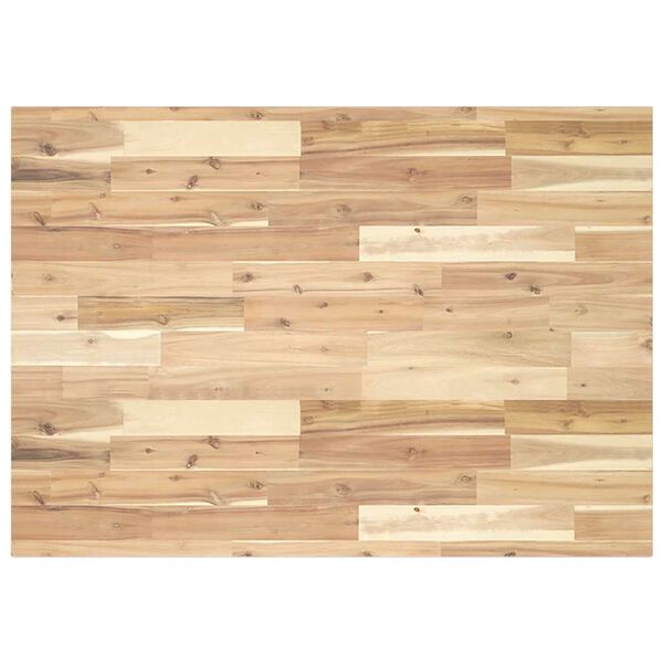 vidaXL Dessus de table rectangulaire 120x70x2 cm bois massif d'acacia