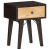 vidaXL Table de chevet 40 x 30 x 50 cm Bois de r&eacute;cup&eacute;ration massif