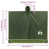 vidaXL Poncho de pluie avec capuche design 2 en 1 vert 223x145 cm