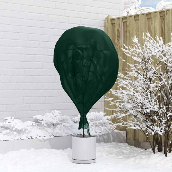 vidaXL Fleece de protection des plantes contre le gel Vert 100 x 3,2 m
