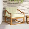 vidaXL Sofa de milieu ext&eacute;rieur Bois d'Acacia Massif Naturel