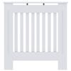 vidaXL Cache-radiateur MDF Blanc 78 cm