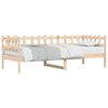 vidaXL Lit de jour sans matelas 80x200 cm bois de pin massif