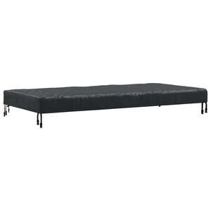 vidaXL Housse de Table 82 x 182 x 15 cm tissu Rectangulaire Noir