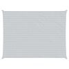 vidaXL Voile d'ombre Gris clair et blanc 8 x 6 m