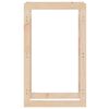 vidaXL Support pour bois de chauffage 60x25x100 cm Bois de pin massif