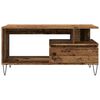 vidaXL Table basse vieux bois 90x49x45 cm bois d'ingénierie