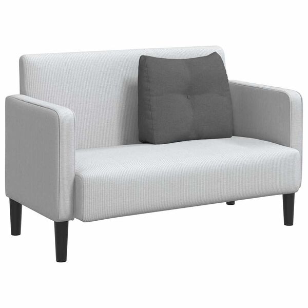 vidaXL Coussin de Dos Gris foncé 60 x 24 x 50 cm tissu