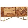 vidaXL Buffet 118x30x60 cm Bois massif de Sesham