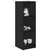 vidaXL Haut Armoire Ch&ecirc;ne noir 35 x 37 x 109 cm Bois d'ing&eacute;nierie