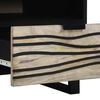 vidaXL Table basse Beige et Noir 80 x 54 x 40 cm Bois d'acacia massif