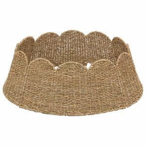vidaXL Collier de sapin de No&euml;l Rond Naturel Diam. 45 x 22 cm