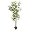 vidaXL Arbre en Bambou Artificiel Vert 75,5 x 18 x 175 cm