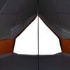 vidaXL Tente familiale tipi 6 personnes gris et orange imperm&eacute;able