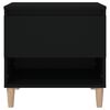 vidaXL Tables de chevet 2 pcs Noir 50x46x50 cm Bois d’ingénierie
