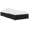 vidaXL Cadre de lit Ch&ecirc;ne noir 80 x 200 cm Bois d'ing&eacute;nierie