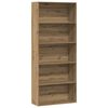 vidaXL Biblioth&egrave;que ch&ecirc;ne artisanal 80x30x189 cm bois d'ing&eacute;nierie