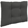 vidaXL Coussin de canap&eacute; d'ext&eacute;rieur 2 pcs Anthracite Polyester
