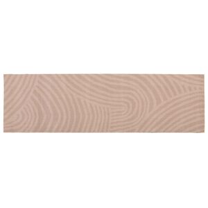 vidaXL Tapis de Cuisine Taupe scandinave 150 x 45 cm 100% Polyamide