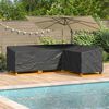 vidaXL Housse pour meubles Noir 260 x 210 x 80 cm Tissu Oxford 210D