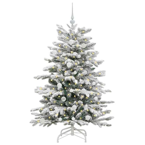vidaXL Sapin de No&euml;l Artificiel &agrave; Branches Articul&eacute;es Blanc 150 cm