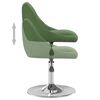 vidaXL Chaises pivotantes à manger lot de 2 Vert foncé Velours