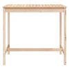 vidaXL Table de jardin 121x82,5x110 cm bois massif de pin
