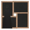 vidaXL Collage de cadres photo pour photo de 4x(13x18 cm) Marron MDF