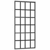 vidaXL Porte coulissante avec kit de quincaillerie 90x205 cm Verre ESG