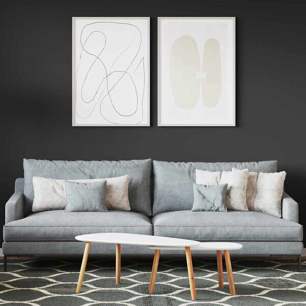 vidaXL Peinture murale Noir 16,5 x 16,5 x 15,9 cm Impression murale