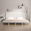 vidaXL Cadre de lit sans matelas blanc 180x200 cm bois massif de pin