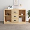 vidaXL Buffet ch&ecirc;ne sonoma 104,5x35,5x67,5 cm bois d'ing&eacute;nierie