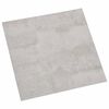 vidaXL Lattes de rev&ecirc;tement de sol autocollantes Blanc et Gris