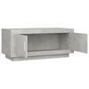 vidaXL Table basse gris b&eacute;ton 102x50x45 cm bois d'ing&eacute;nierie