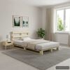vidaXL Cadre de lit de palette sans matelas bois pin massif 120x200 cm