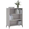 vidaXL Bibliothèque sonoma gris 69,5x32,5x90 cm bois d'ingénierie