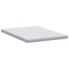 vidaXL Matelas Blanc 140 x 190 cm Tissu jacquard