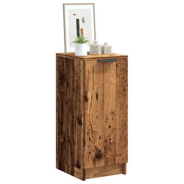 vidaXL Armoire &agrave; chaussures vieux bois 29,5x35x70 cm bois ing&eacute;nierie