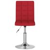 vidaXL Tabouret de bar Rouge bordeaux Tissu