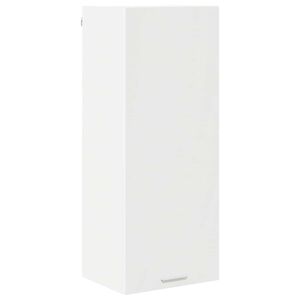 vidaXL Armoire suspendue Blanc 40 x 31 x 100 cm Bois d'ing&eacute;nierie