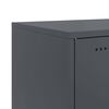 vidaXL Buffet anthracite 100,5x39x107 cm acier