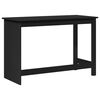 vidaXL Bureau Noir 112 x 50 x 75 cm Bois de Pin Massif